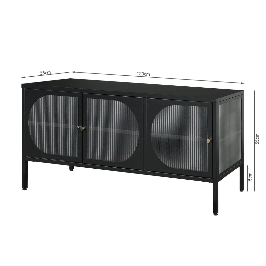 Arden 1.2m Entertainment Unit - Black