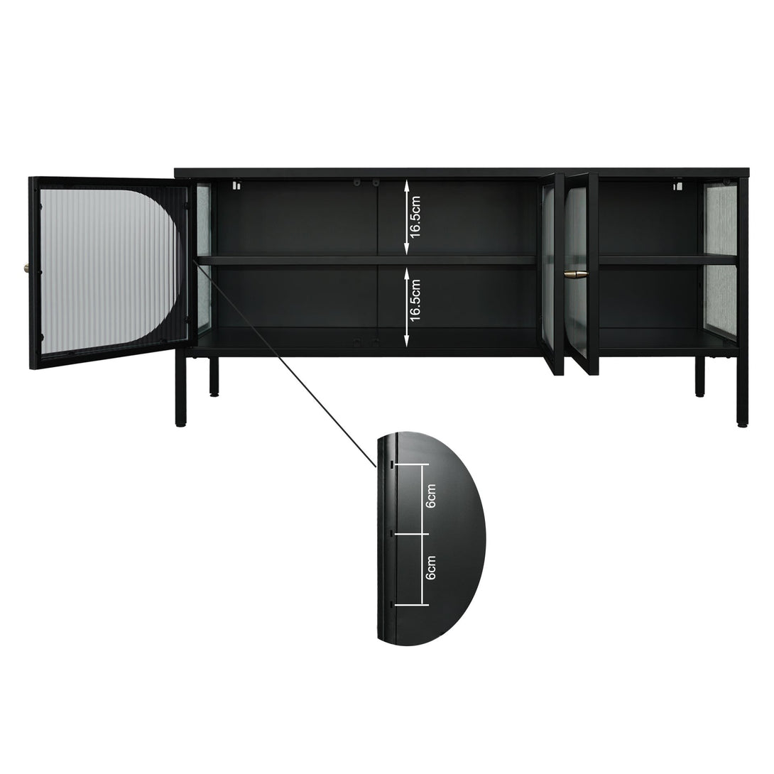 Arden 1.2m Entertainment Unit - Black