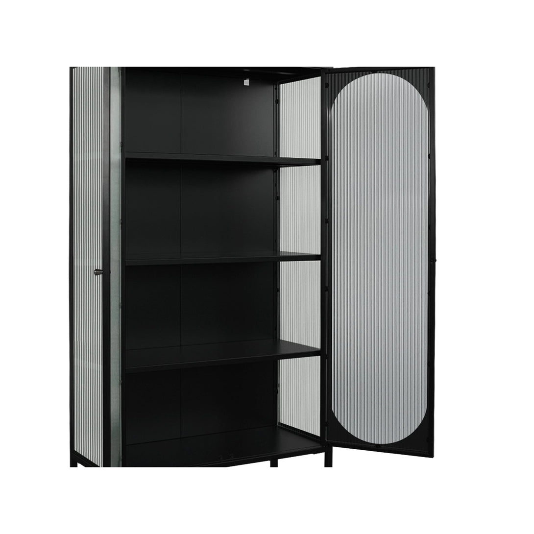 Arden 1.5m Storage Cabinet - Black