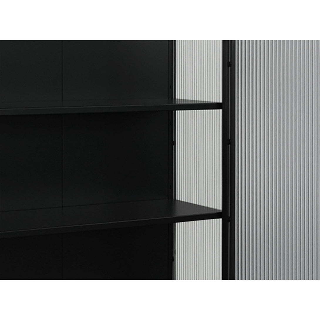Arden 1.5m Storage Cabinet - Black