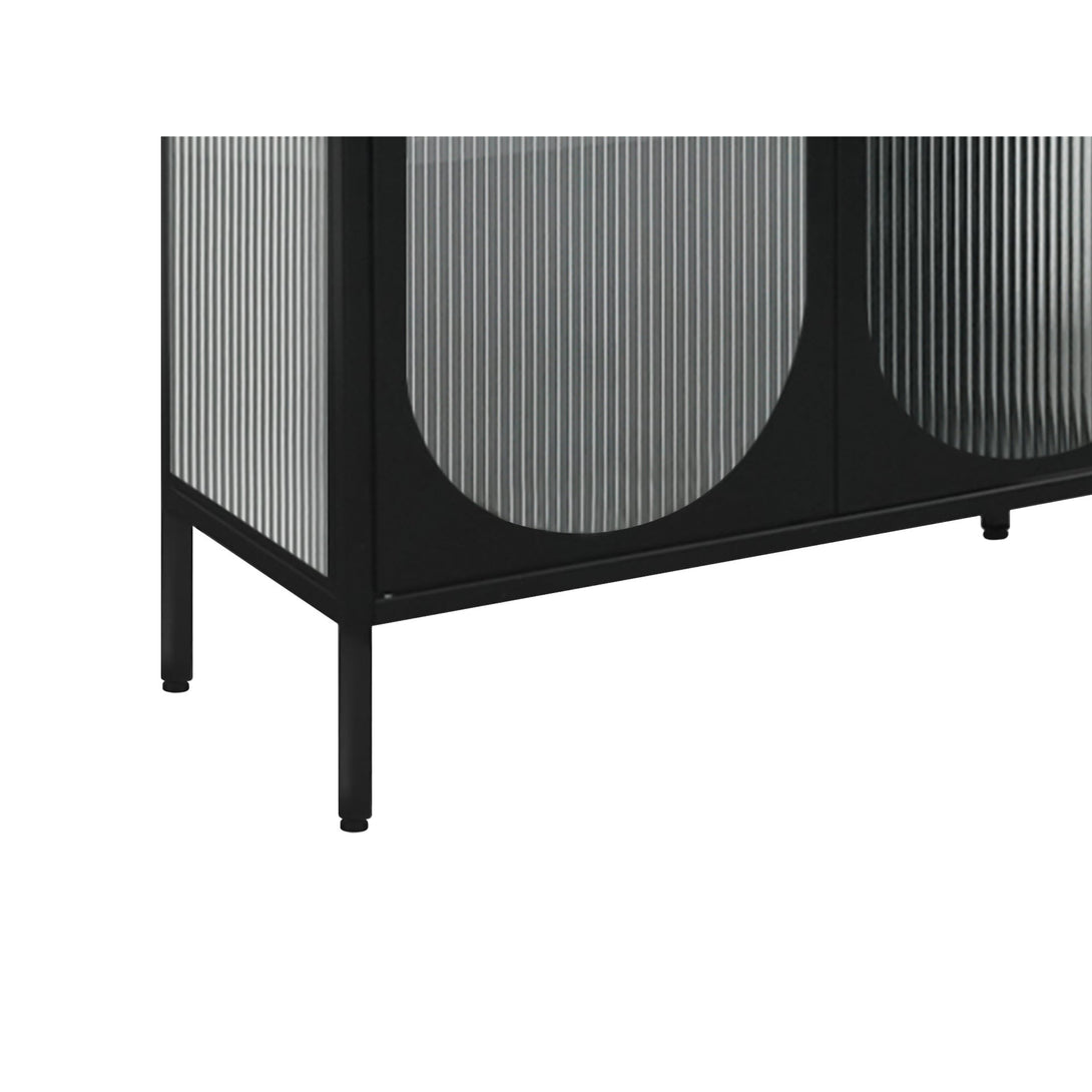Arden 1.5m Storage Cabinet - Black