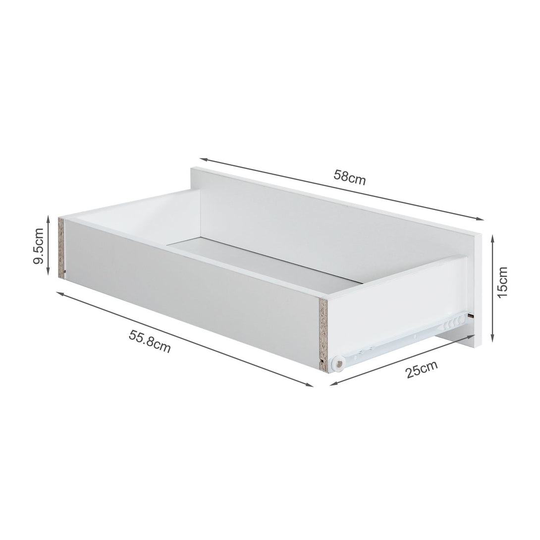 Horotea 4 Drawer Shoe Cabinet Storage Rack - White