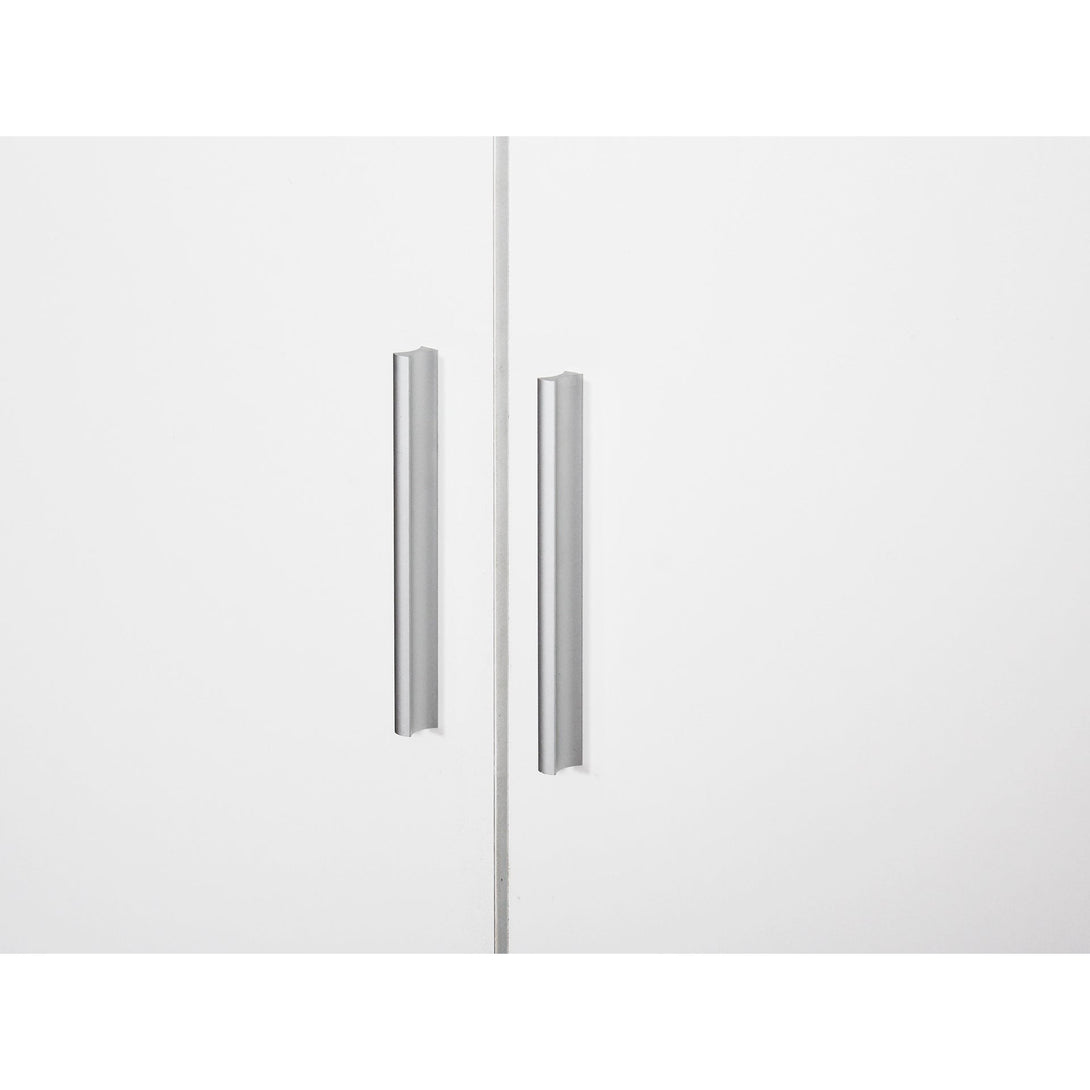Bram 2 Door Wardrobe with 2 Drawers - White