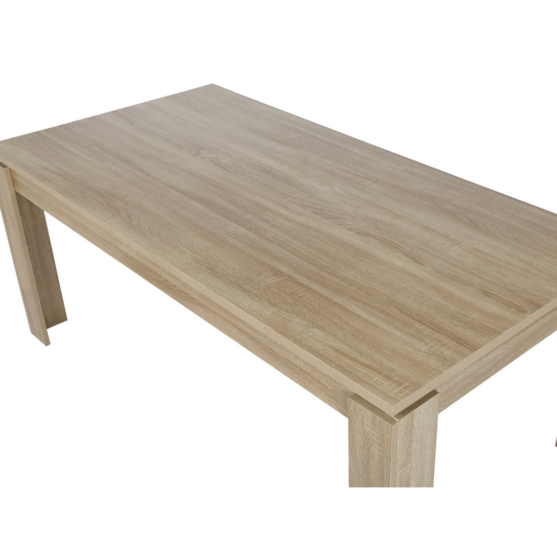 Azar Dining Table Rectangle 180 X 90cm - Natural