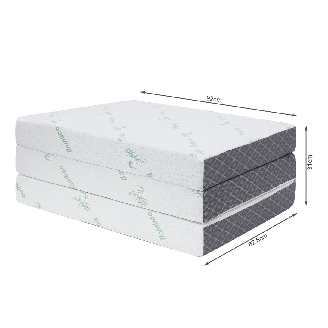 Bamboo Classic Portable Foldable Foam Mattress - Single