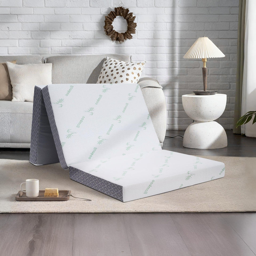 Bamboo Classic Portable Foldable Foam Mattress - Single