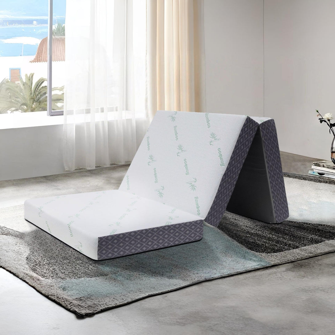 Bamboo Pro Portable Foldable Foam Mattress - Single