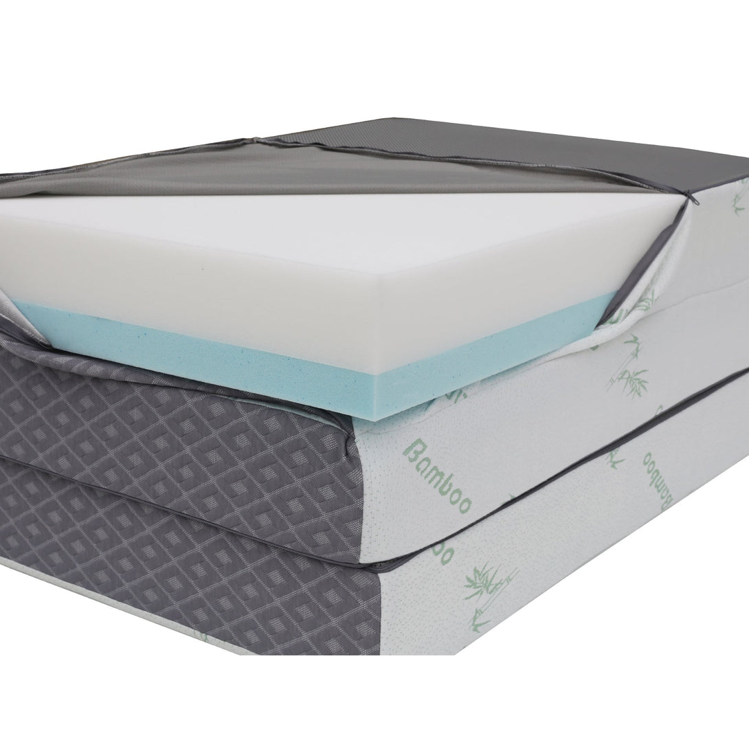 Bamboo Pro Portable Foldable Foam Mattress - Single