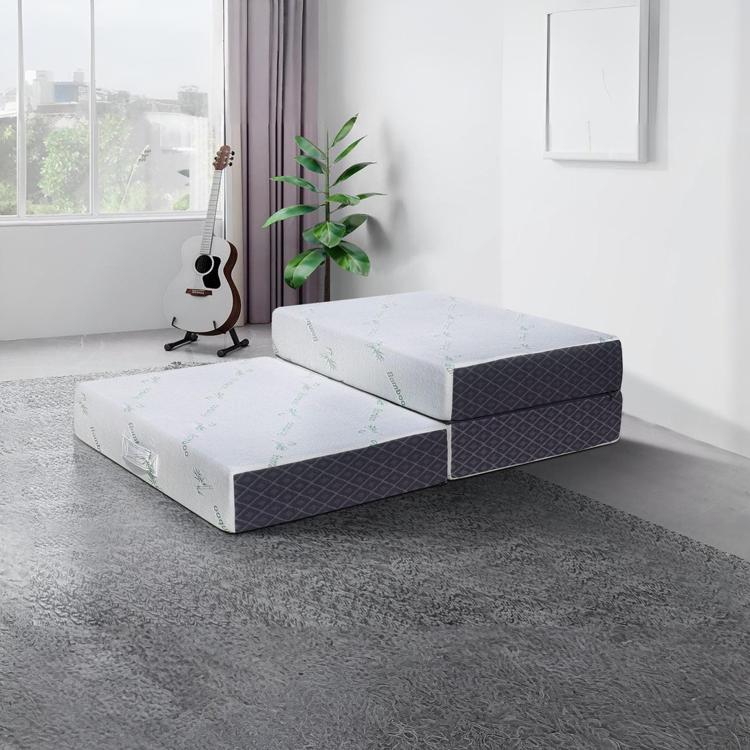 Bamboo Prime Portable Foldable Foam Mattress - Single