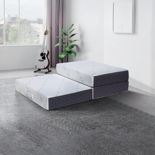 Bamboo Prime Portable Foldable Foam Mattress - Single