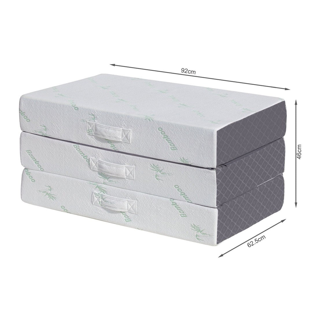 Bamboo Prime Portable Foldable Foam Mattress - Single