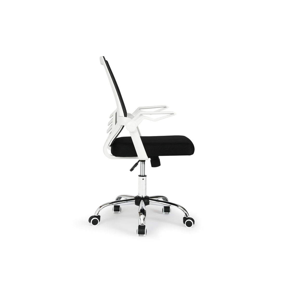 Leon Office Chair - Black + White