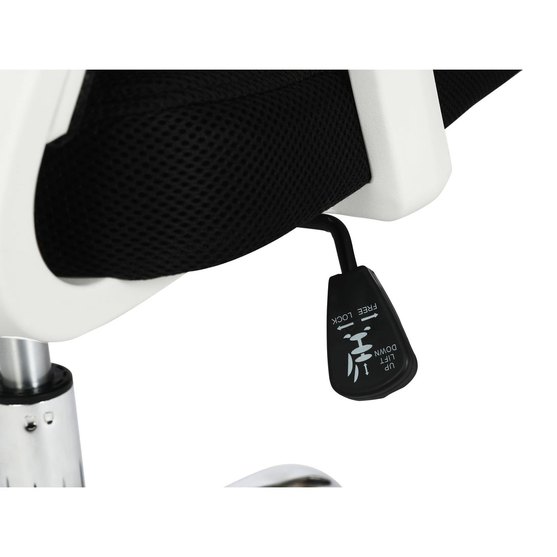 Leon Office Chair - Black + White