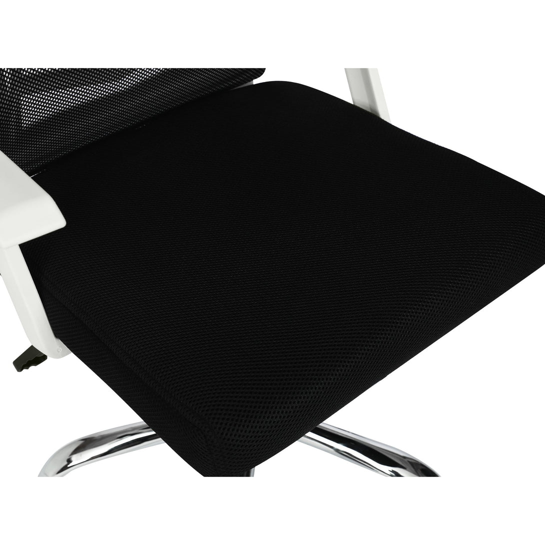 Leon Office Chair - Black + White