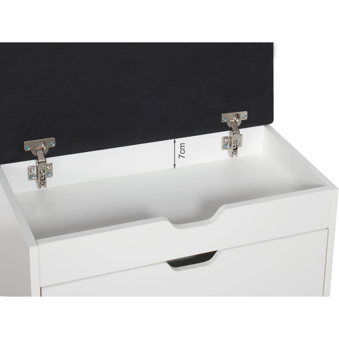 Hawea Wooden Shoe Rack 3 Layer - White