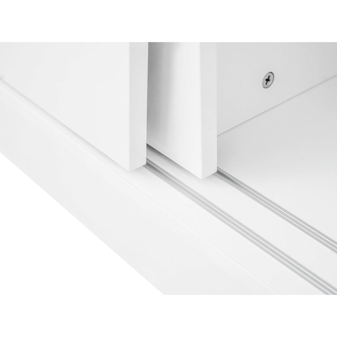 Wayne 120cm Wardrobe With Sliding Doors - White
