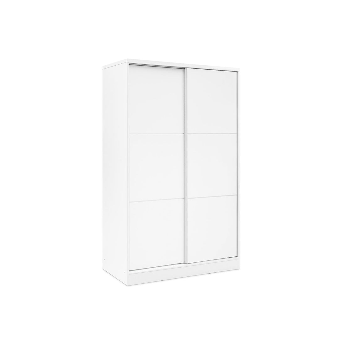 Tonto 120cm Wardrobe With Sliding Doors - White