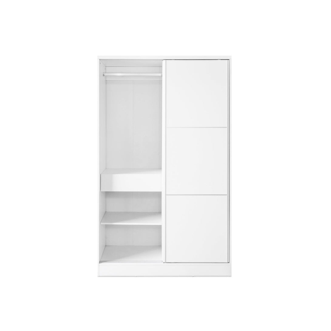 Tonto 120cm Wardrobe With Sliding Doors - White
