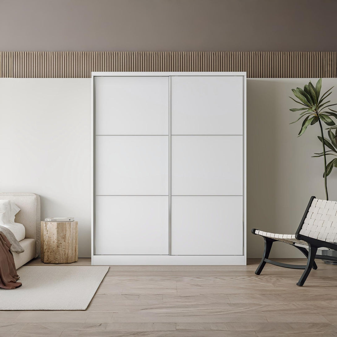 Tonto 160cm Wardrobe With Sliding Doors - White