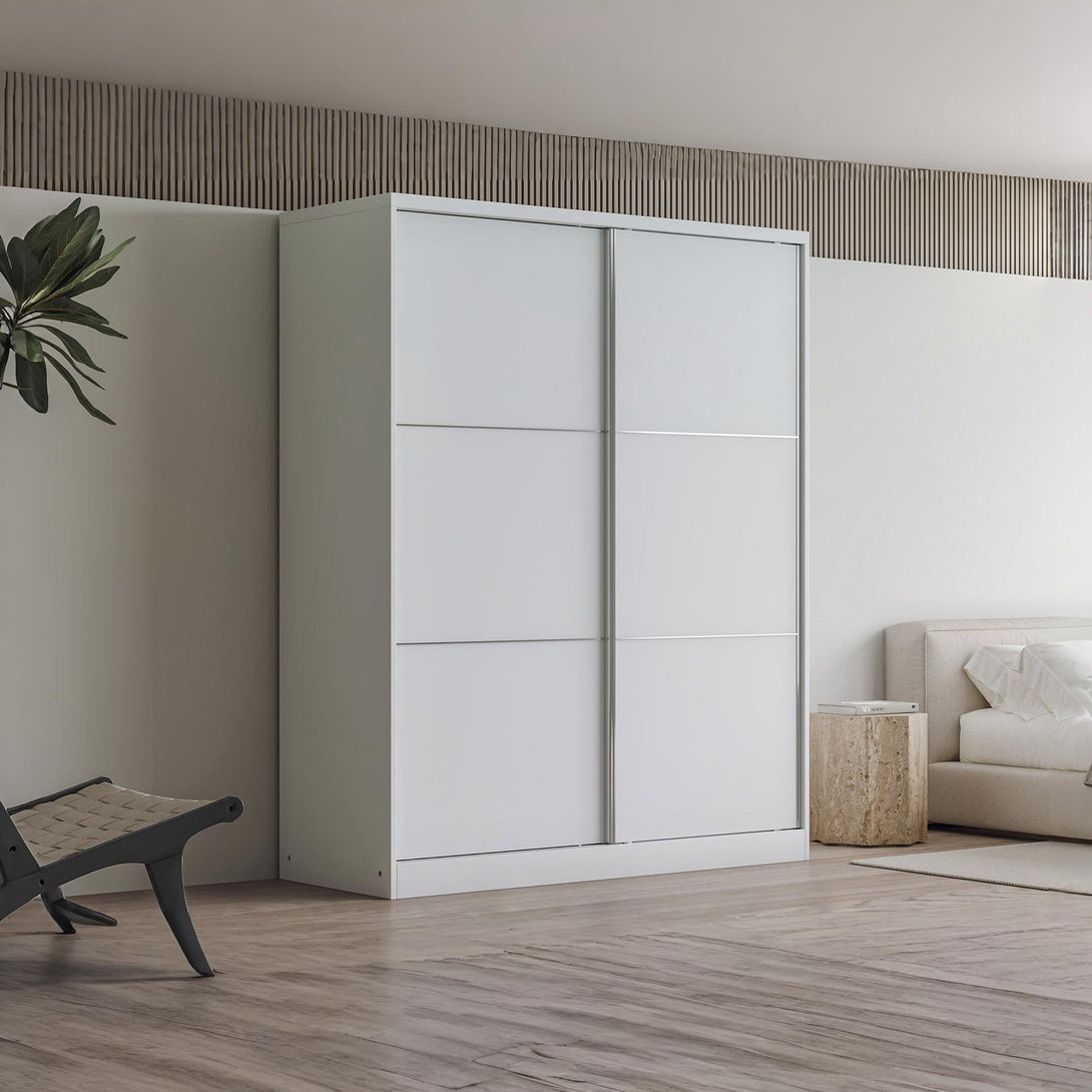 Tonto 160cm Wardrobe With Sliding Doors - White