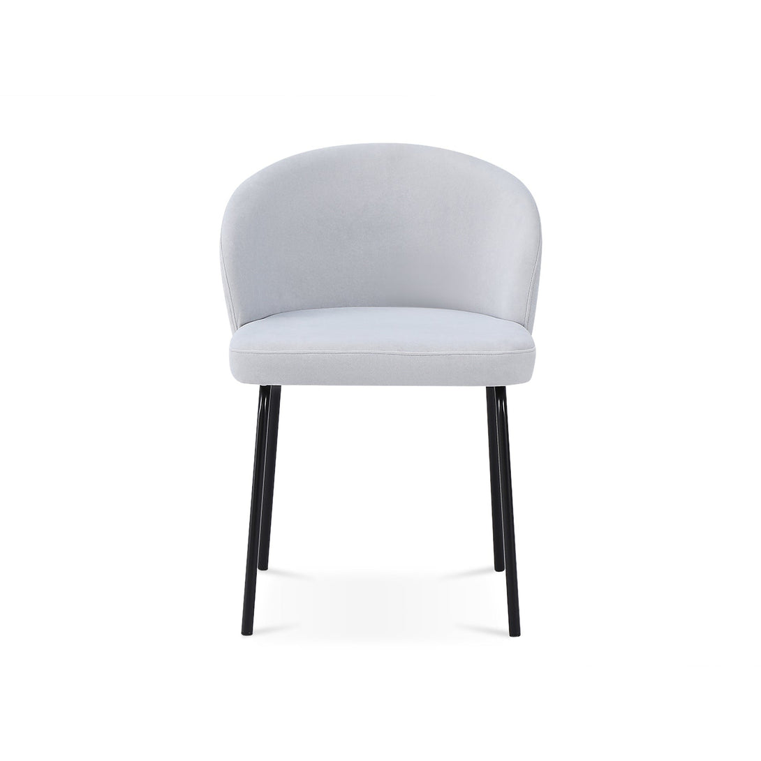 Selene Dining Chair - Set of 2 - Cool Light Grey