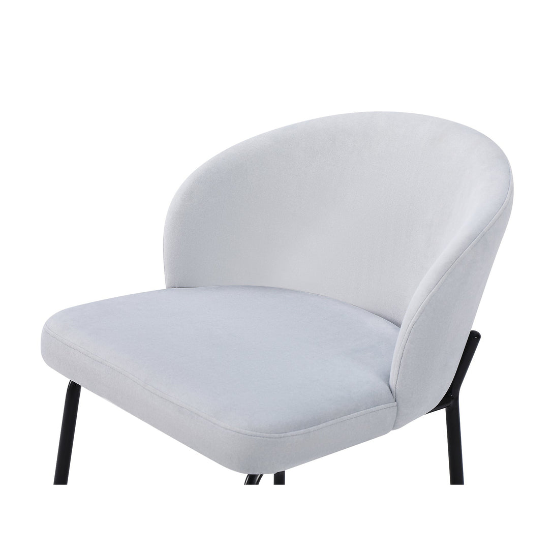 Selene Dining Chair - Set of 2 - Cool Light Grey