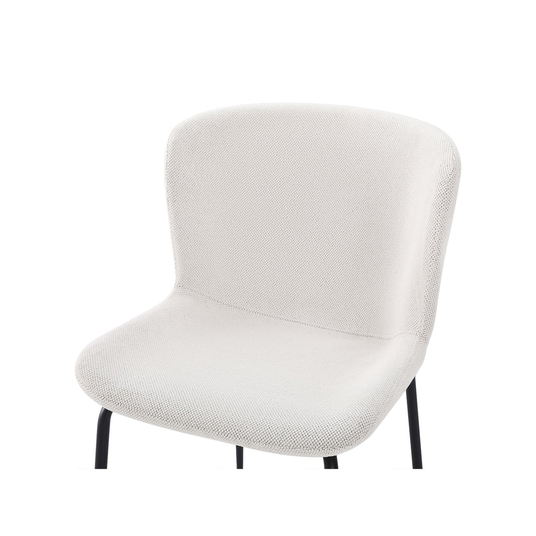 Rayne Dining Chair - Set of 2 - Beige + Black