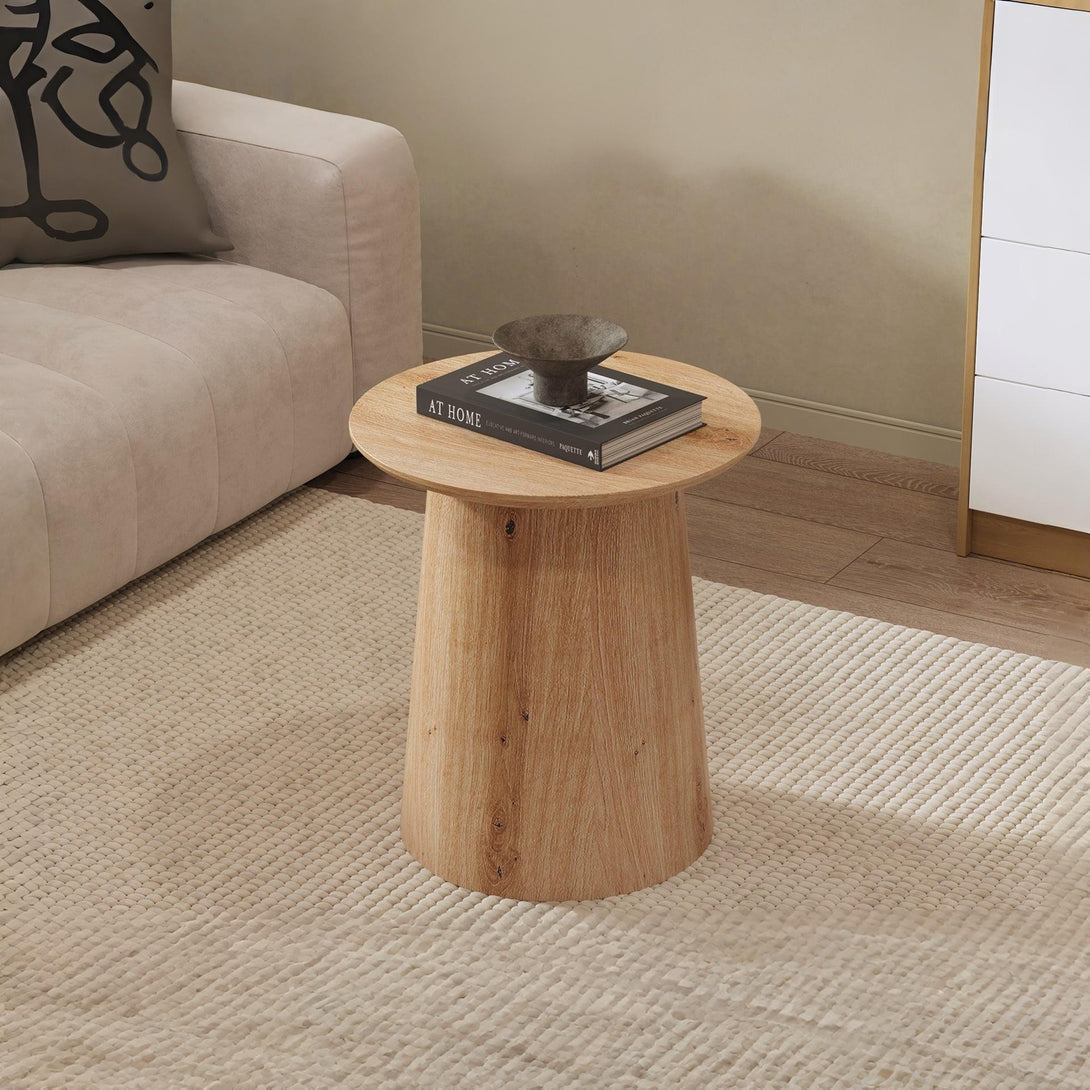Jordan Round Coffee Table 50cm - Oak