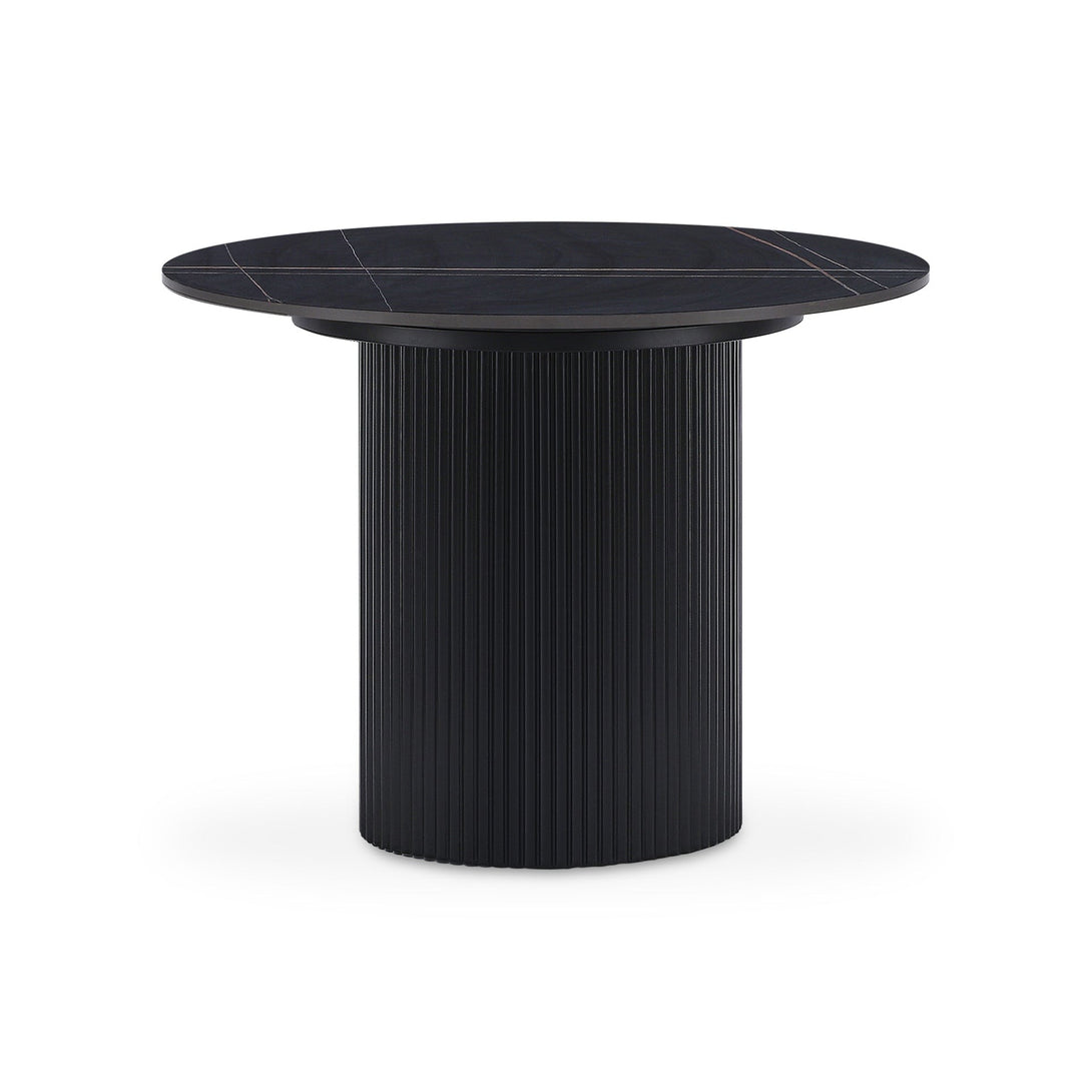 Dylan Ceramic Top Coffee Table 60cm - Black