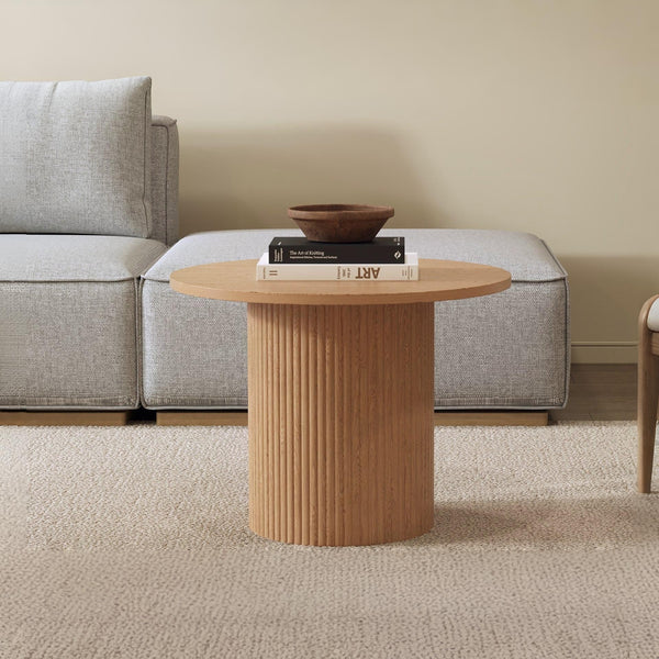 Peyton Round Coffee Table 60cm - Oak