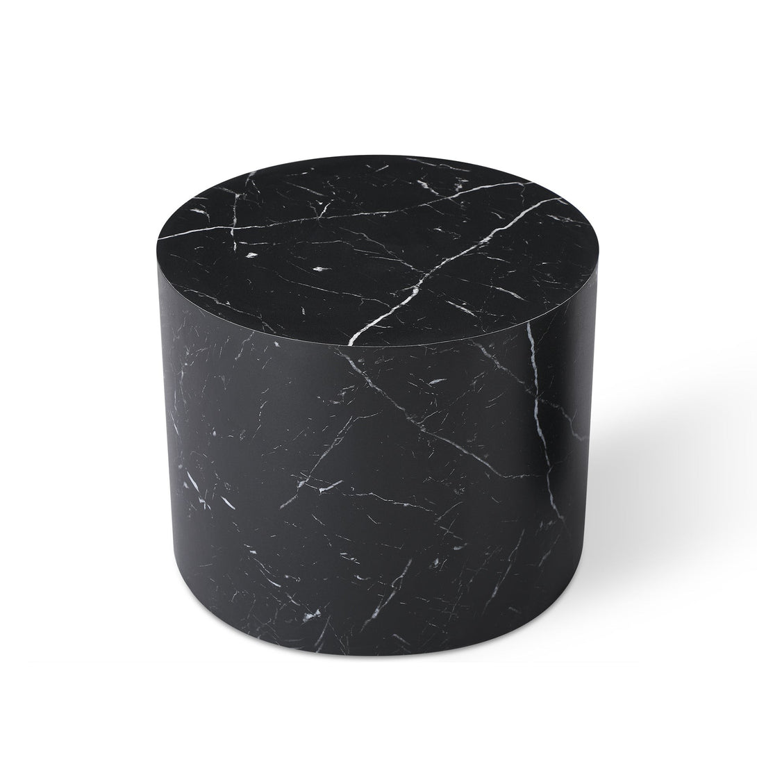 Leslie Round Side Table - Set of 2 - Black