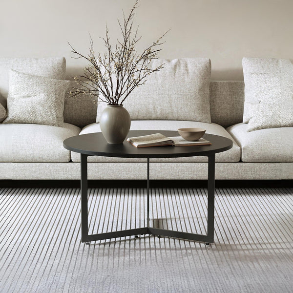 Joseph Coffee Table 80cm - Black