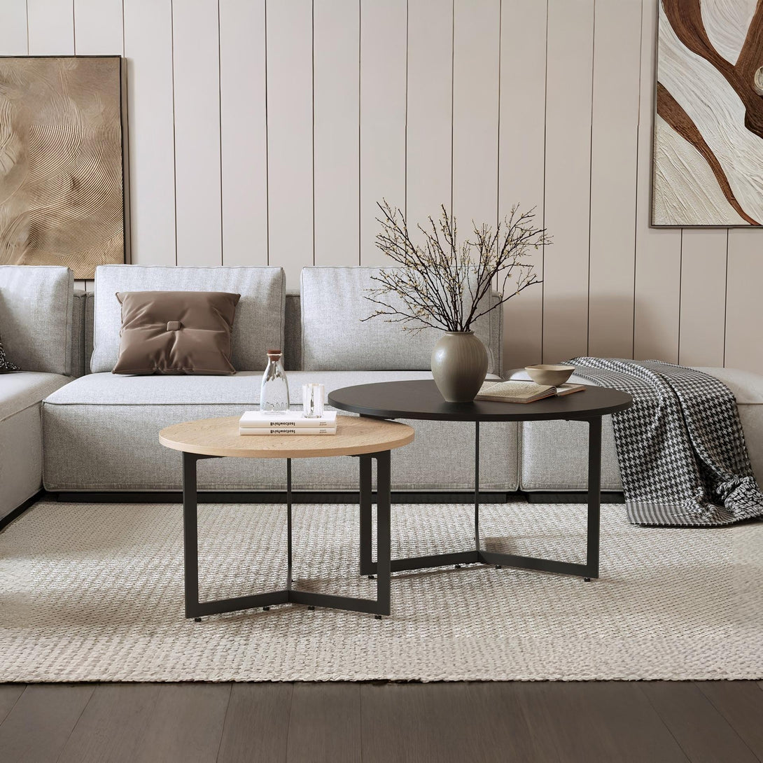 Joseph Coffee Table 80cm - Black