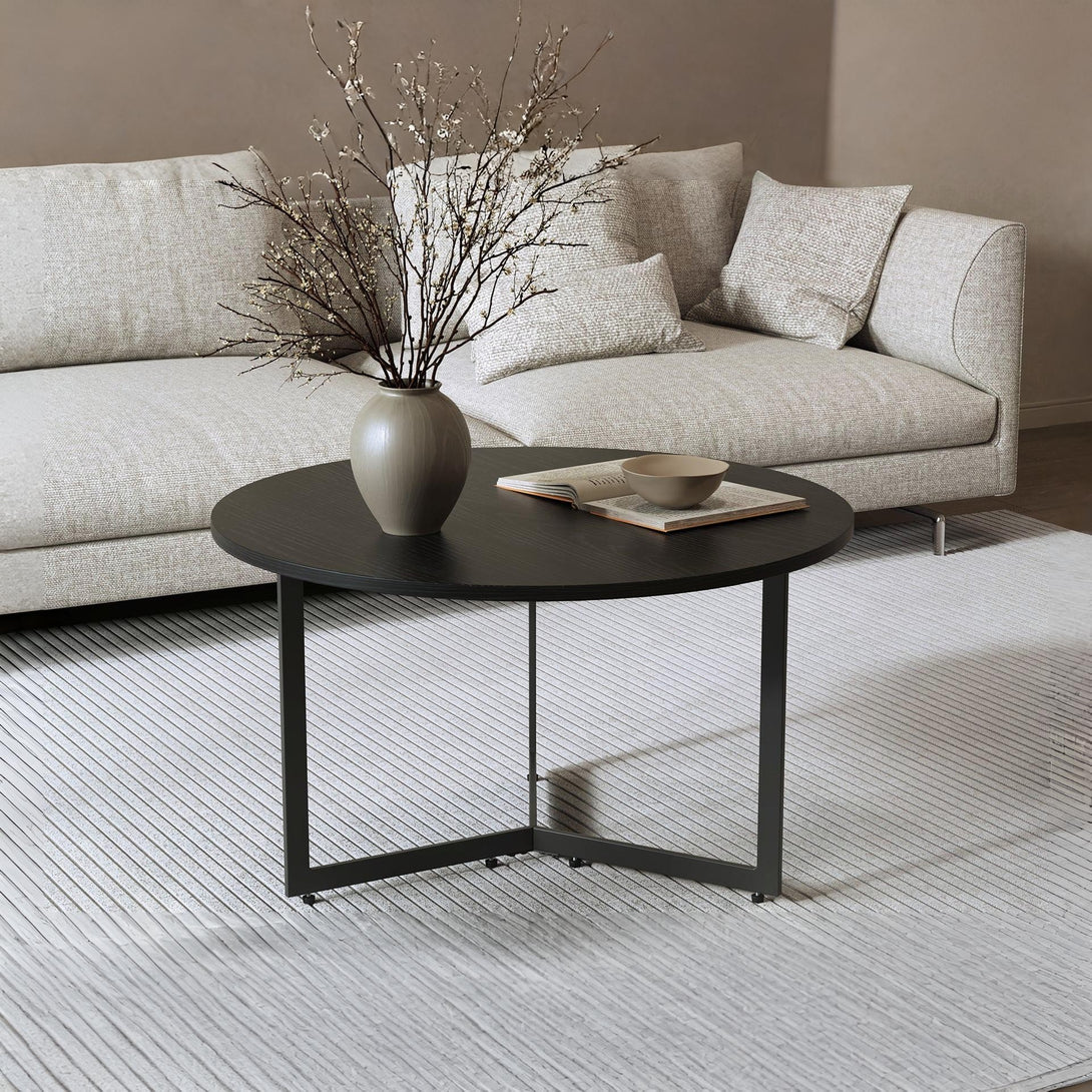 Joseph Coffee Table 80cm - Black