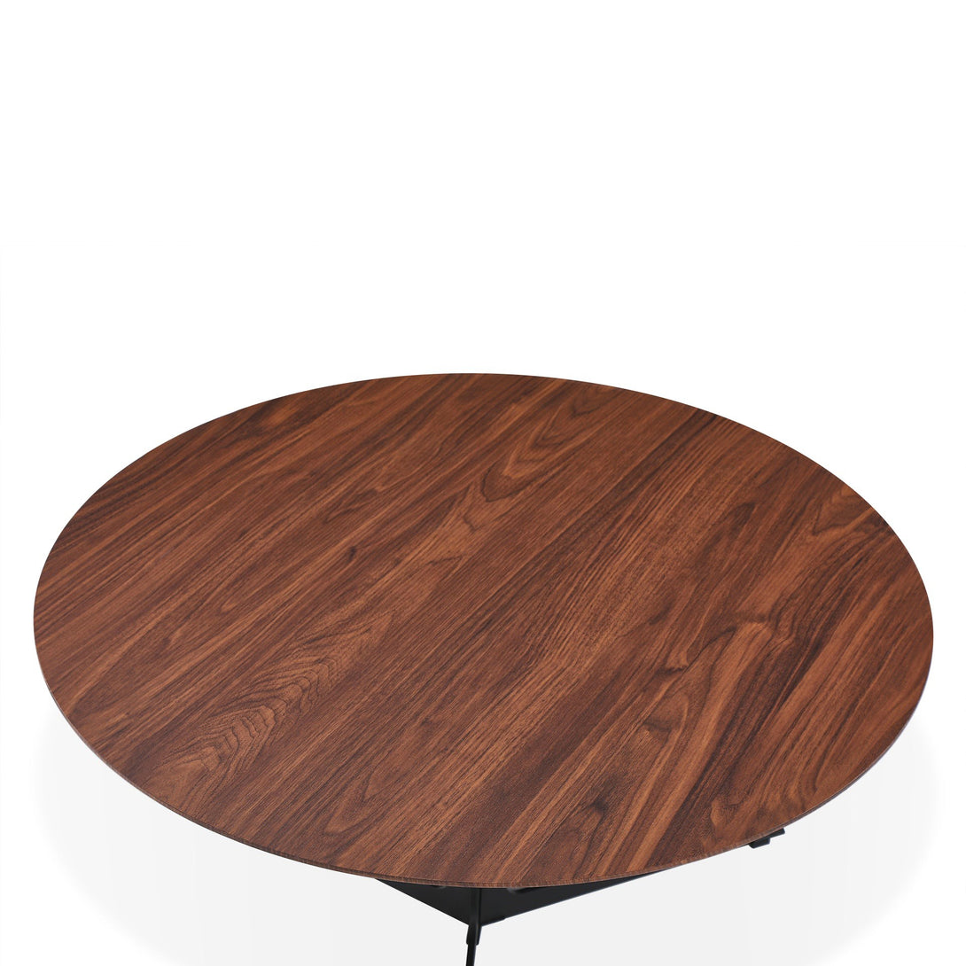 Donna Coffee Table 80cm - Brown + Black