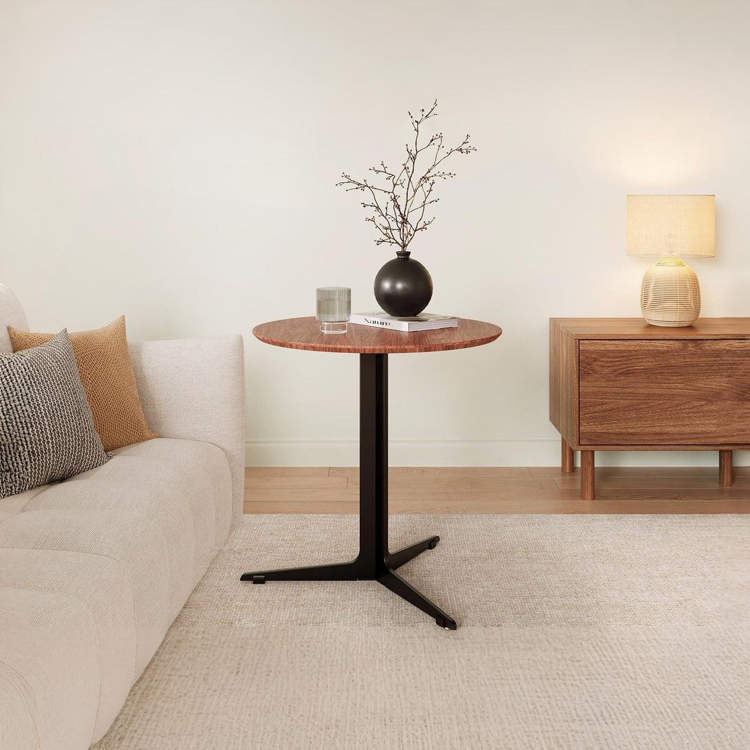 Donna Coffee Table 50cm - Brown + Black