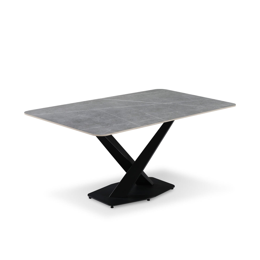 Harper Rectangle Ceramic Dining Table 160 X 90cm