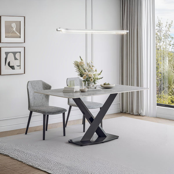 Harper Rectangle Ceramic Dining Table 160 X 90cm