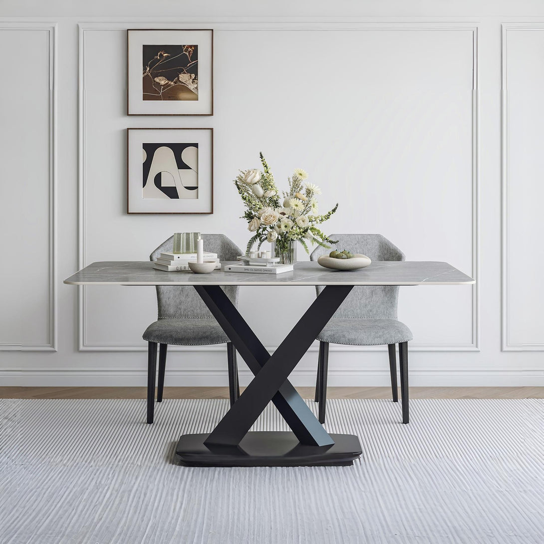 Harper Rectangle Ceramic Dining Table 160 X 90cm