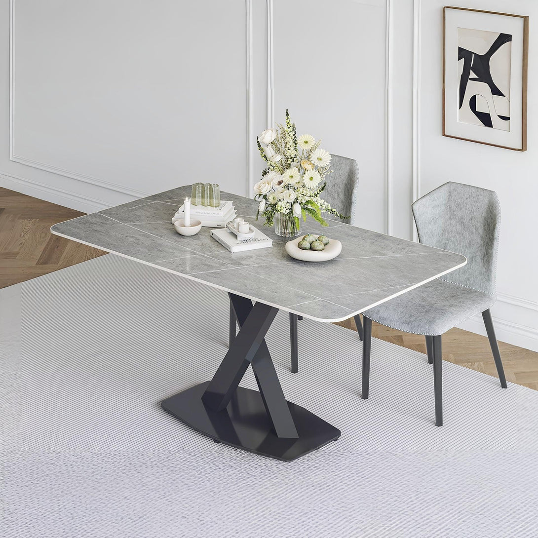 Harper Rectangle Ceramic Dining Table 160 X 90cm