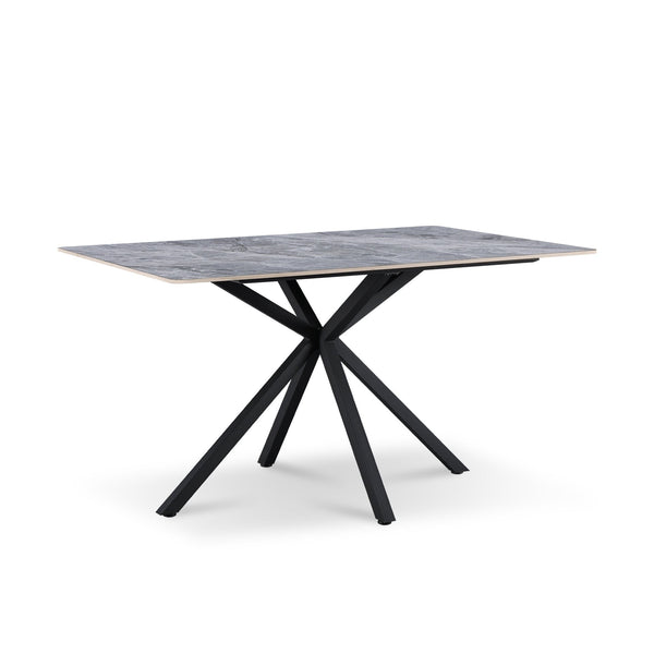 Asher Rectangle Ceramic Dining Table 140 X 90cm