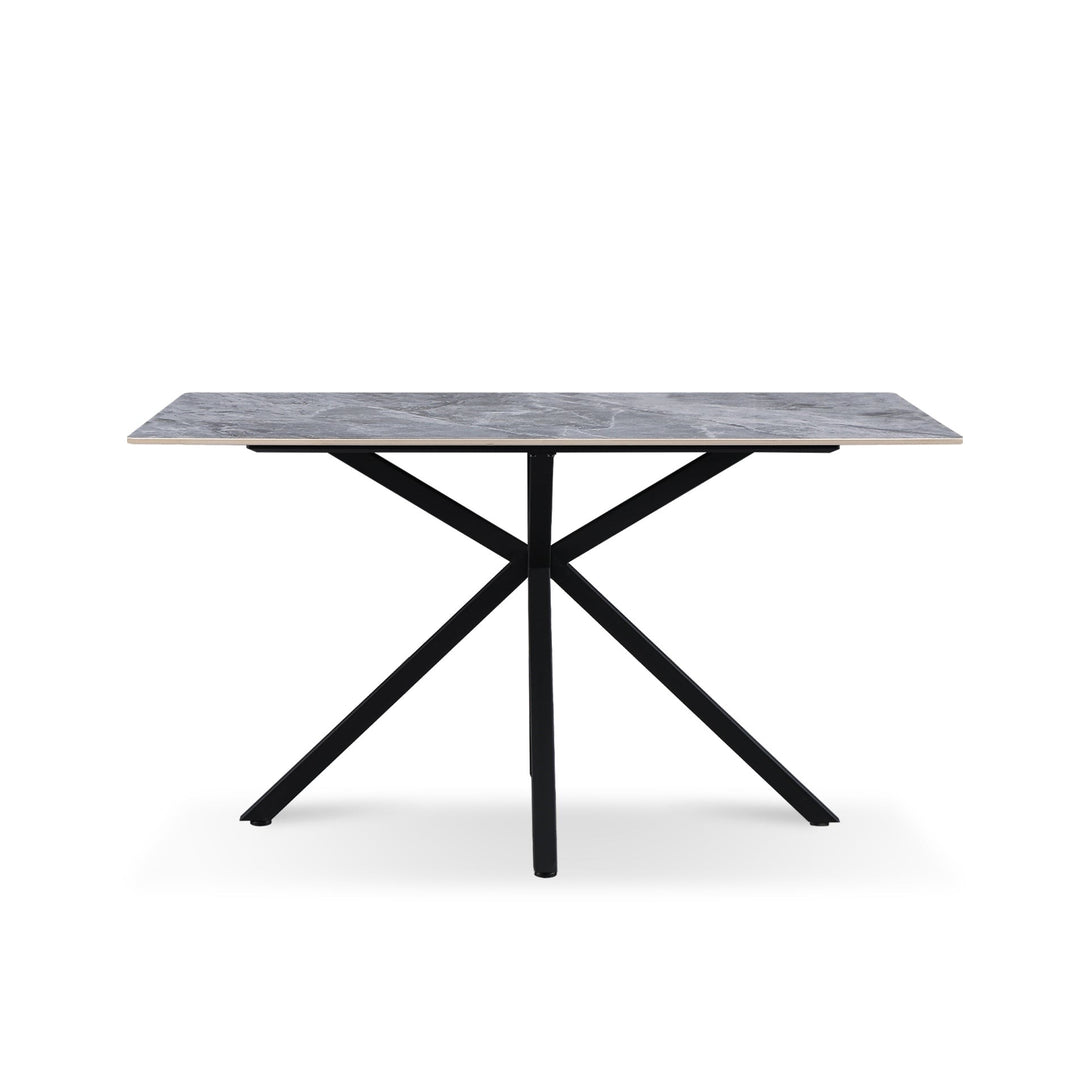 Asher Rectangle Ceramic Dining Table 140 X 90cm