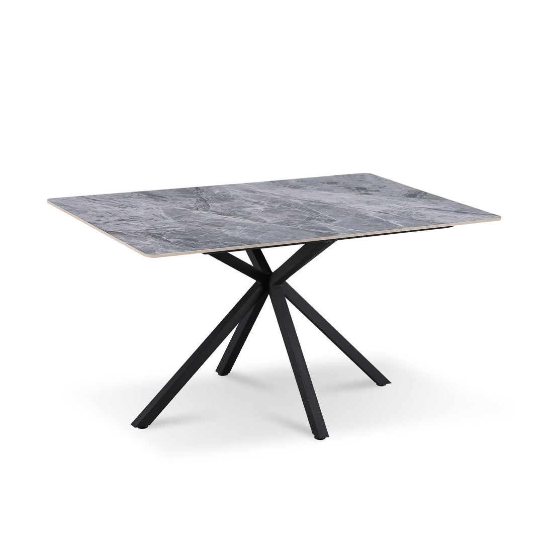 Asher Rectangle Ceramic Dining Table 140 X 90cm