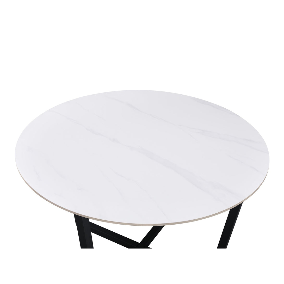 Nova Round Ceramic Dining Table 120 X 75cm