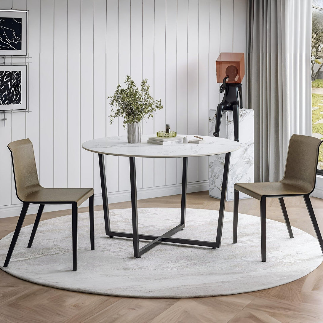 Nova Round Ceramic Dining Table 120 X 75cm