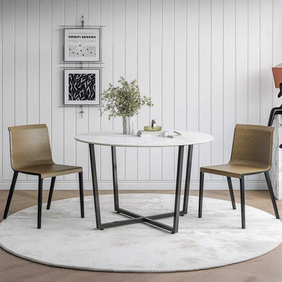 Nova Round Ceramic Dining Table 120 X 75cm