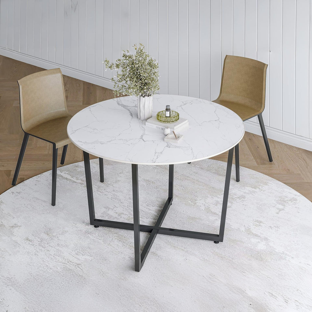 Nova Round Ceramic Dining Table 120 X 75cm