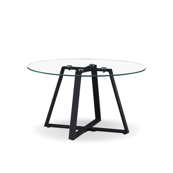 Chase Tempered Glass Round Coffee Table 