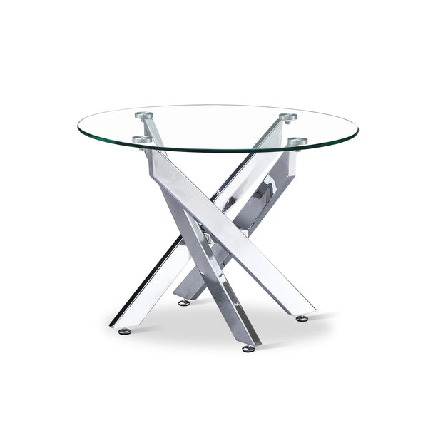 Ember Tempered Glass Round Coffee Table
