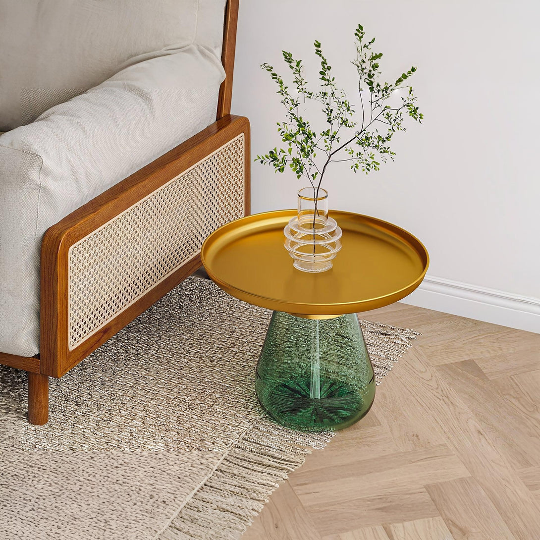 Hennie Round Coffee Table - Gold